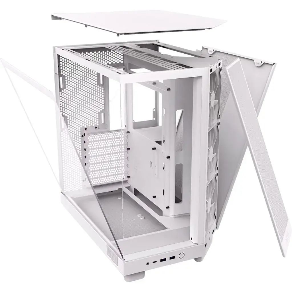 Корпус для ПК NZXT H6 Flow All white (CC-H61FW-01) - фото 6