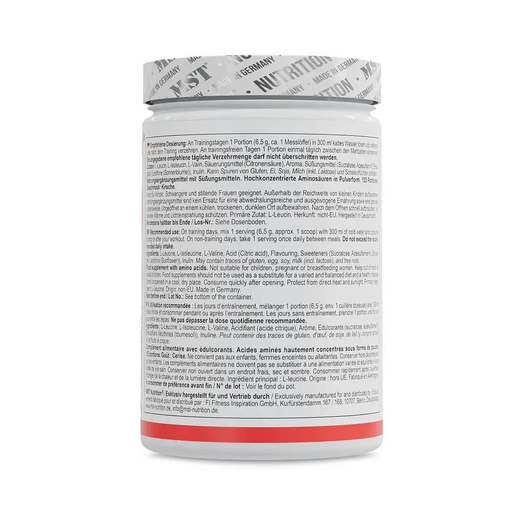 Амінокислоти BCAA ZERO, 1 кг - Вишня MST Nutrition vit0004627 - фото 3