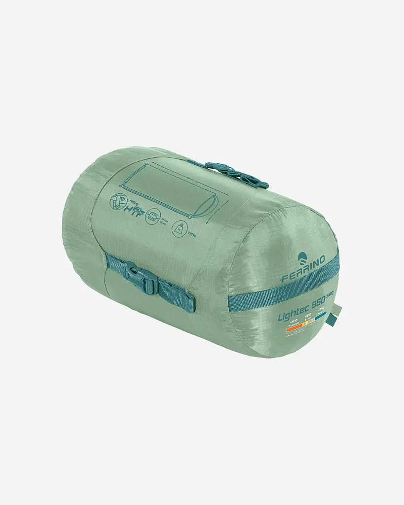 Спальний мішок Ferrino Lightec SSQ 950 +5°C Green Right (86652QVVD) - фото 2