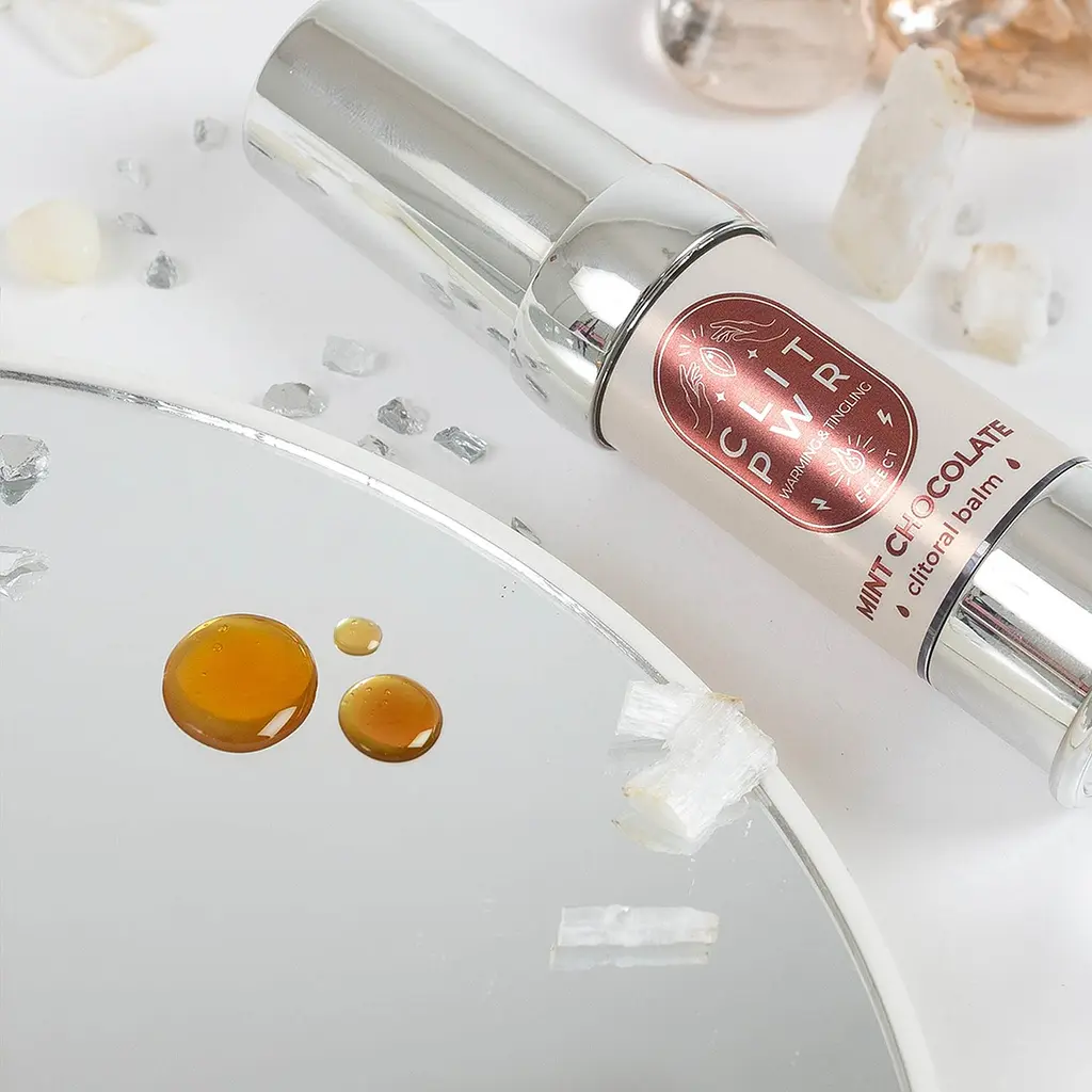 Рідкий вібратор Secret Play Clit Pwr шоколад-м'ята 15 мл - фото 2