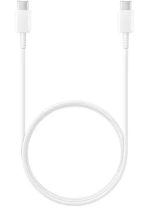 Кабель Samsung EP-DA705BWRGRU Type-C to Type-C - 1m Білий (6576687)