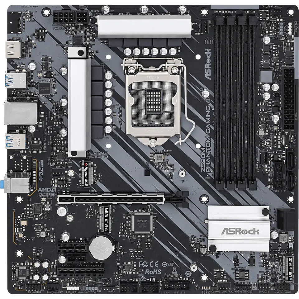Материнська плата ASRock Z590M Phantom Gaming 4 [111080] - фото 3