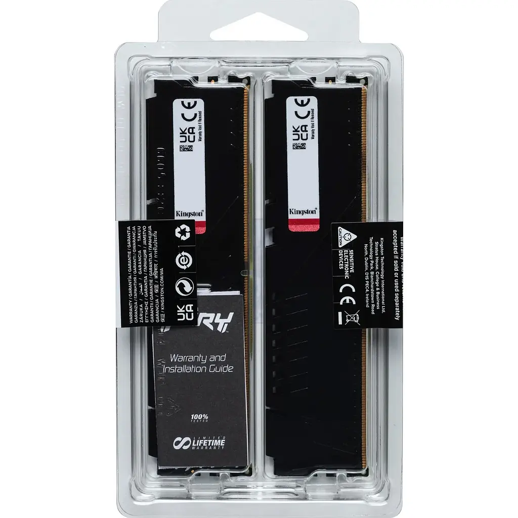 Модуль пам'яті DDR5 Kingston FURY Beast 2x16GB 5600MHz Black (KF556C36BBEK2-32) [148747] - фото 5