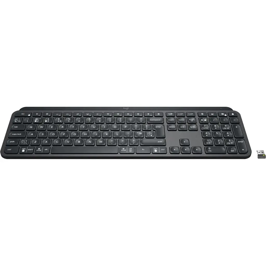 Клавіатура Logitech MX Keys Advanced For Business Wireless Illuminated Graphite (920-010251) - фото 3