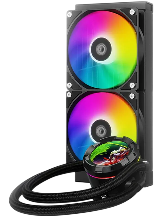 Водяне охолодження ID-Cooling Space LCD SL240 XE ARGB Black
