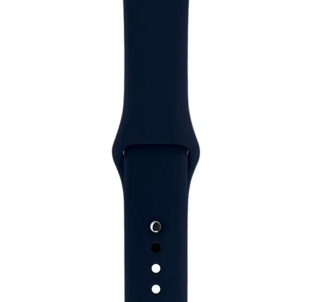 Силиконовый ремешок Watchbands для Apple Watch 42mm Размер ML тёмно-синий (WB101NAVYBLUE) - фото 2
