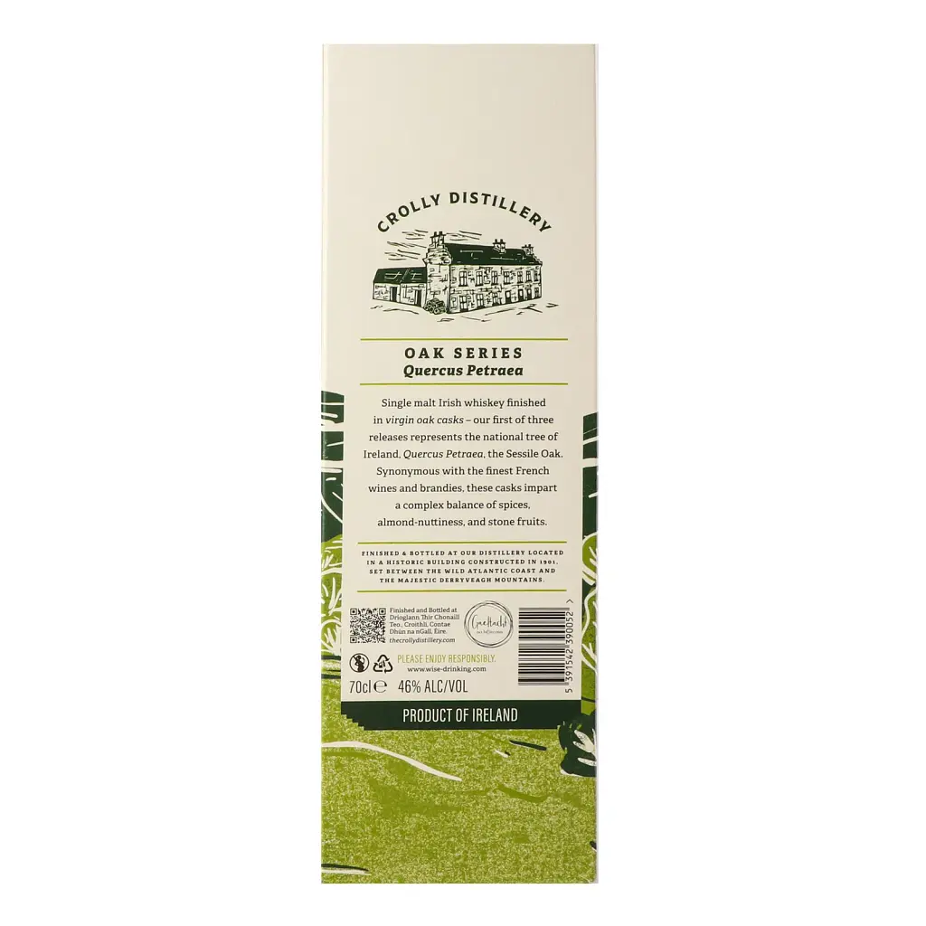 Виски Croithli Sessile Single Malt Irish Whiskey 46% 0.7 л в подарочной упаковке - фото 3