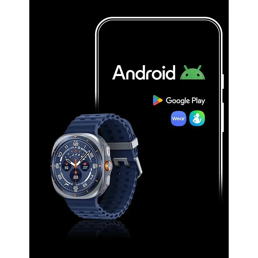 Смарт-годинник Samsung Galaxy Watch Ultra (2025) 47мм e-SIM (L705) 1.5, 480x480, sAMOLED, BT 5.3, NFC, 2/64ГБ, синій титановий - фото 3