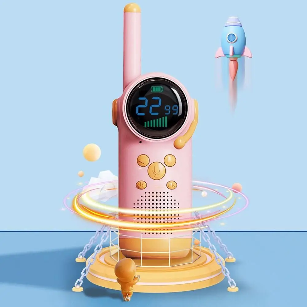 Рація DK Kids Walkie Talkie Rocket D22 Blue+Pink [136242] - фото 12