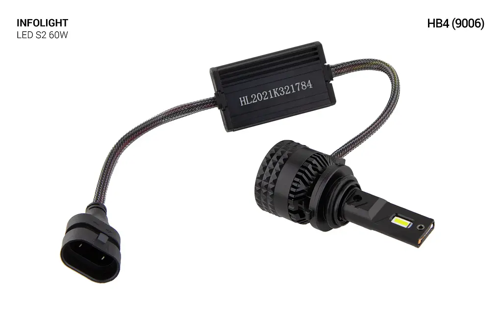 Комплект світлодіодних ламп Infolight S2 9006 60W - фото 5