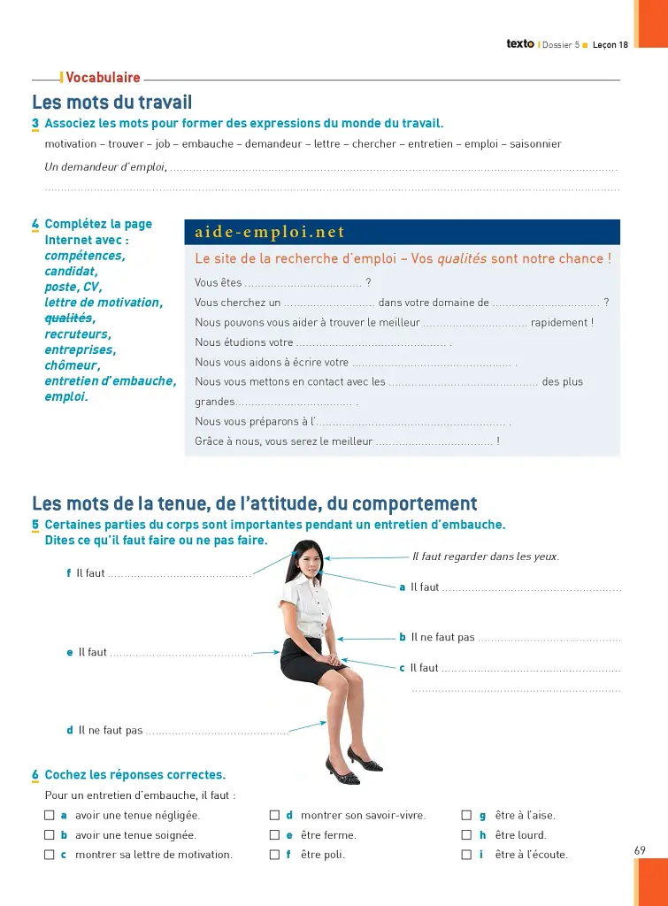 Texto. Niveau 2. Cahier d'activites + CD audio - фото 7