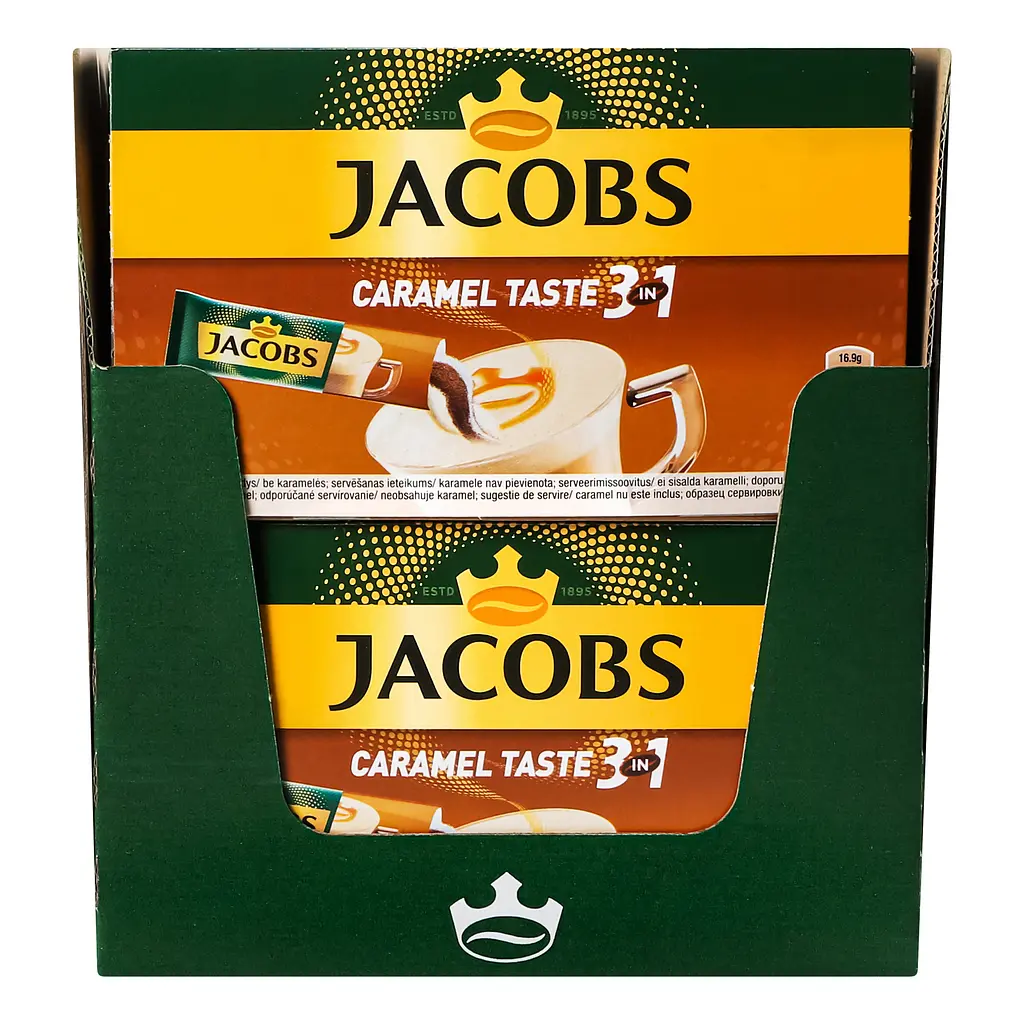 Кавовий напій Jacobs 3 в 1 Caramel, 16.9 г (907243) - фото 4
