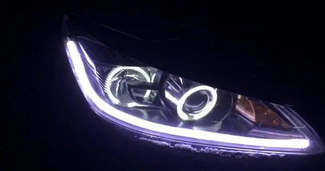 Денні ходові вогні ДХО гнучкі на скотчі 12v/60 см/2 шт. - фото 4