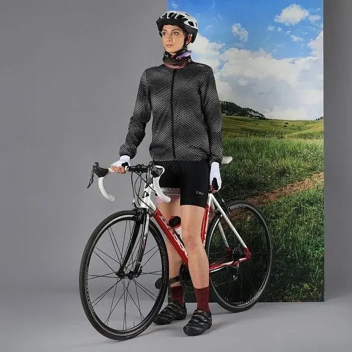 Куртка CMP Women's Reflective Windproof Jacket Black S (1097-32C4316-U901 38) - фото 4