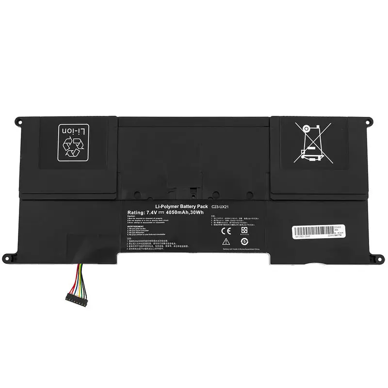 Батарея для ноутбука Asus C23-UX21 (Zenbook: UX21A UX21E) 7.4V 4050mAh Чорний - фото 2