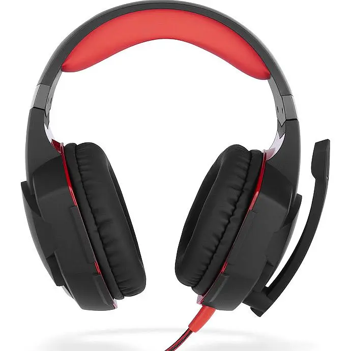 Ігрові навушники REAL-EL GDX-8000 Vibration Surround 7.1 Backlit Black/Red (EL124100017) [112567] - фото 2