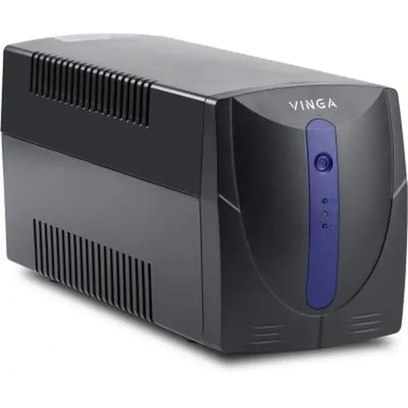 Пристрій безперебійного живлення Vinga LED 1500VA plastic case (VPE-1500P) - фото 2
