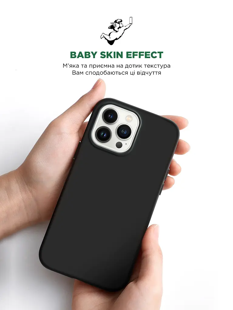 Силиконовый чехол с MagSafe для Apple iPhone 14 Pro Max, ICON2 MagCase, черный, противоударный, панель с мягкой подкладкой, защита всего корпуса, поддержка беспроводной зарядки, совместим с защитными стеклами и пленками, ArmorStandart (ARM68413) - фото 8