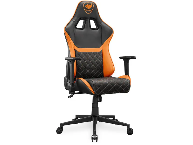Комп'ютерне крісло для геймера Cougar Armor One V2 black/orange - фото 7
