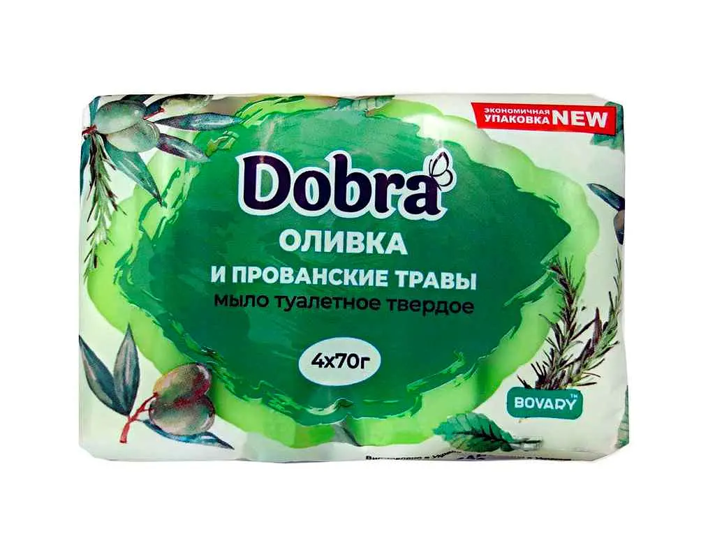 Мило DOBRA туалетне Оливка і прованські трави 4x70г