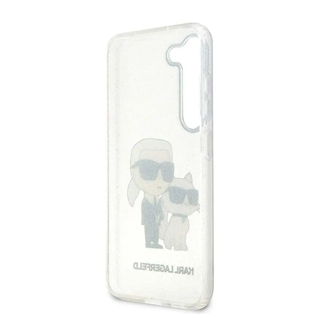 Чехол Karl Lagerfeld IML Glitter Karl and Choupette NFT для Samsung Galaxy S23 Прозрачный - фото 5