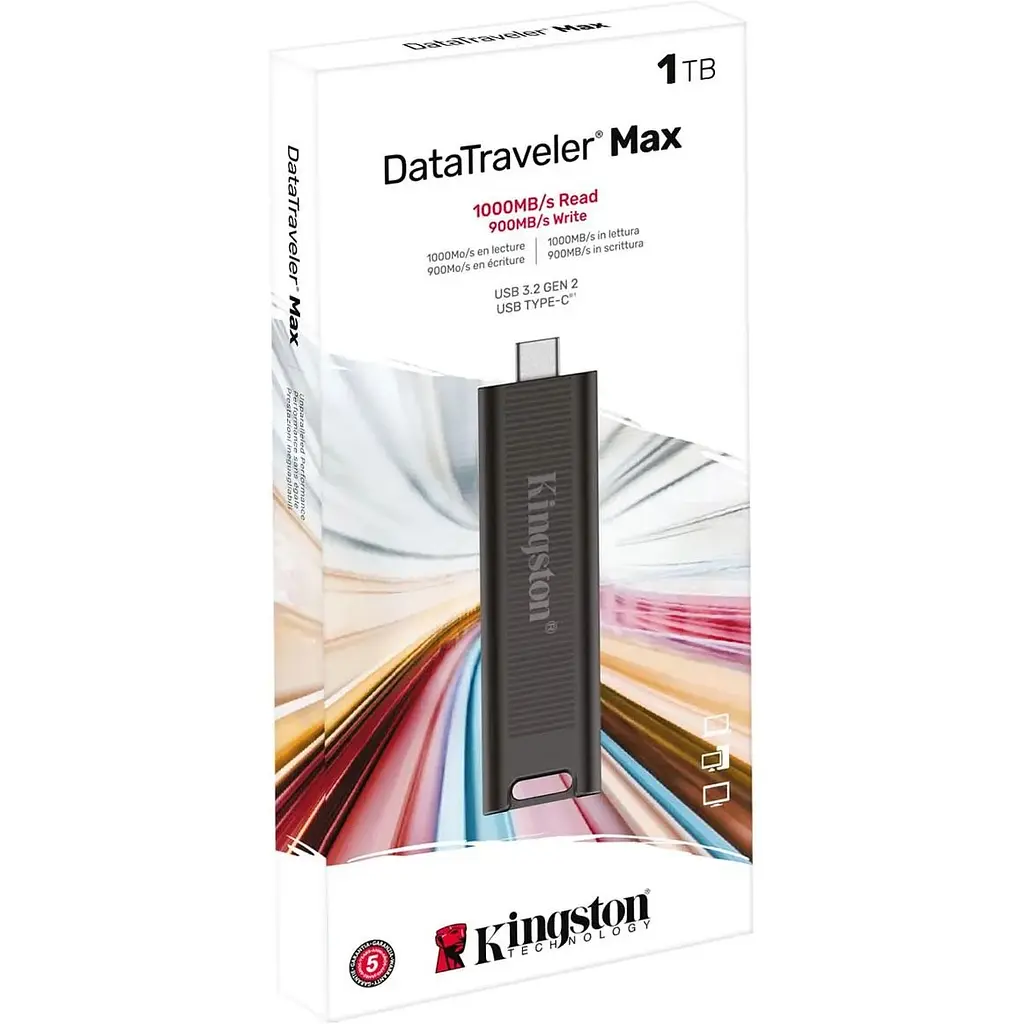 USB флеш-накопичувач Kingston DataTraveler Max 256GB USB-C 3.2 Gen 2 Black (DTMAX/256GB) [83517] - фото 6