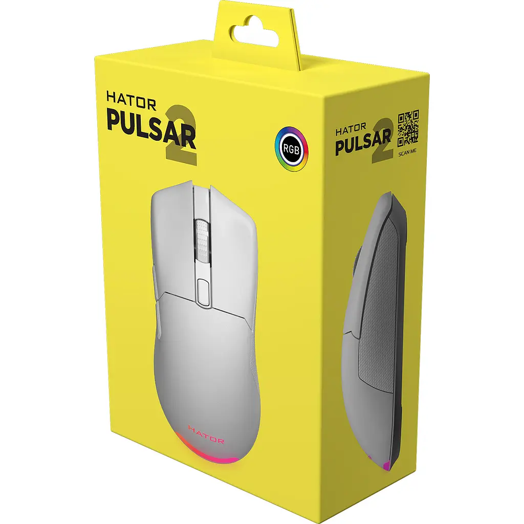 Мышь Hator Pulsar 2 USB White [HTM-511] [98972] - фото 6