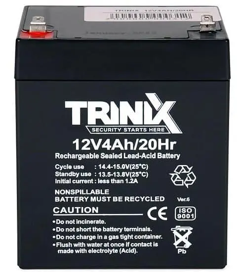 Акумуляторна батарея для ДБЖ Trinix AGM 12 V / 4 А*ч (44-00040) - фото 2