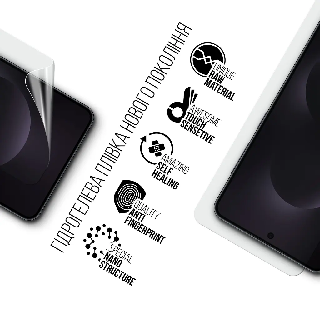 Пленка защитная Armorstandart hydrogel Samsung S25 Edge 5G (SM-S937) (ARM83266) - фото 2