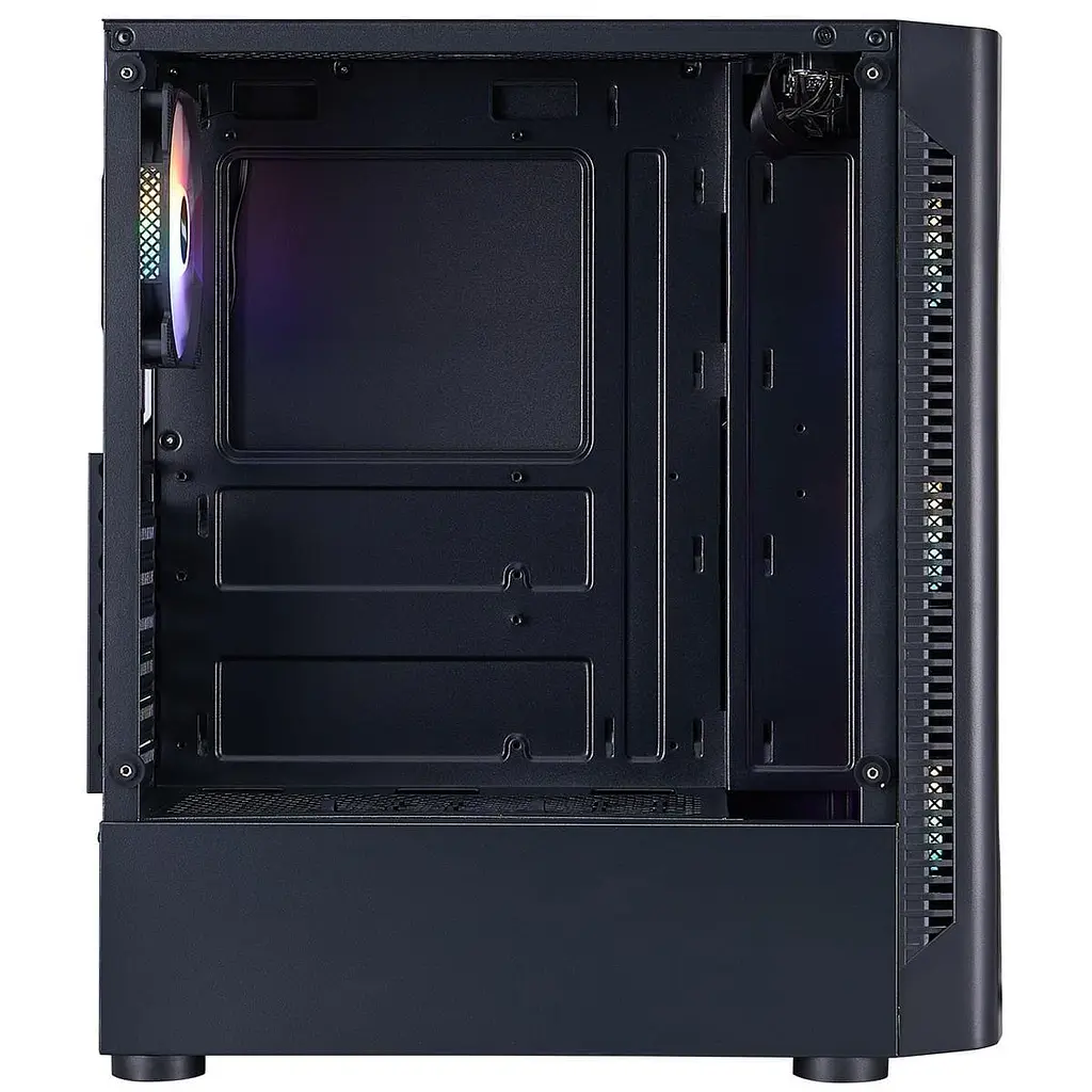 Корпус 1stPlayer D4-BK-4F1 Black без БЖ (D4-BK-4F1) - фото 5