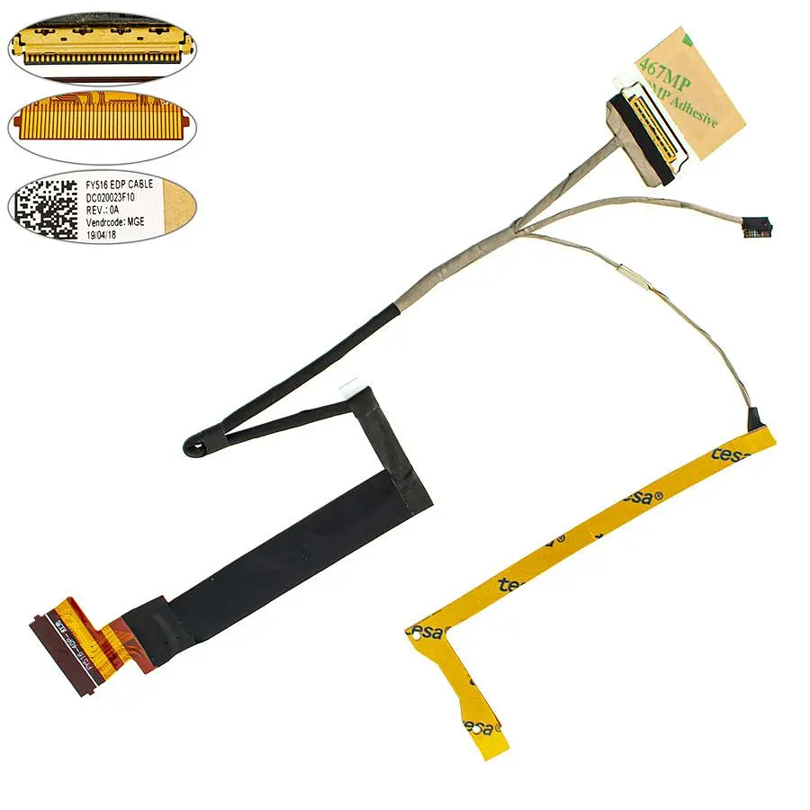 Шлейф для ноутбука Lenovo (Legion: Y530-15ICH) 30pin 60hz 2019 LED (DC020023F10)