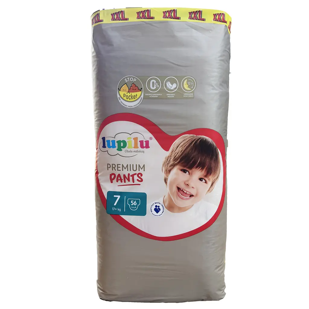 Підгузки-трусики Lupilu Premium 7 (17+ кг) 56 шт