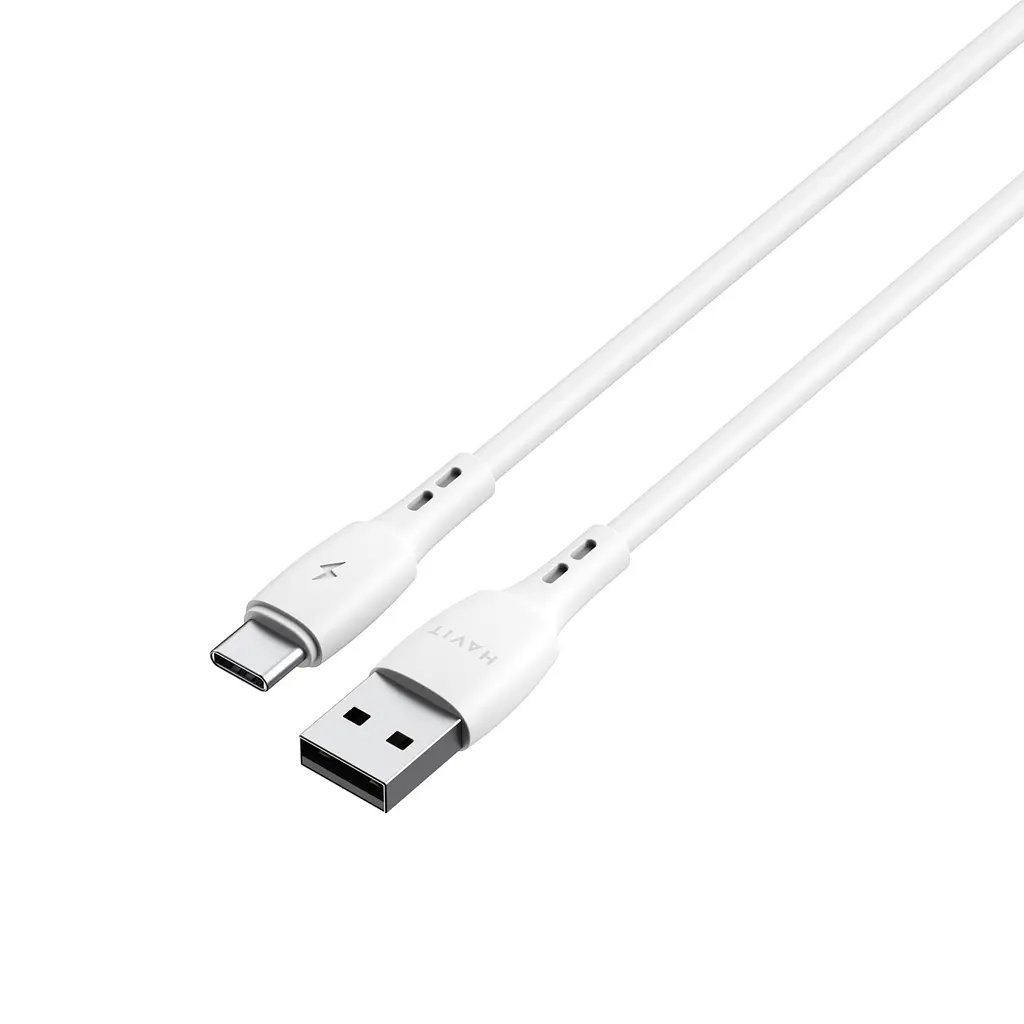 Кабель USB - Lightning Havit CB619C-L 2.1A 2 м білий (HV-CB619C-L-WH) - фото 4