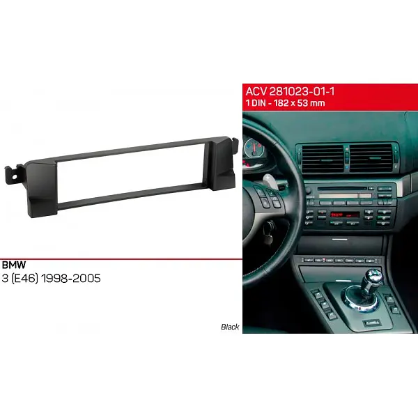 Переходная рамка BMW 3 Series (E46) ACV 281023-01-1 - фото 6