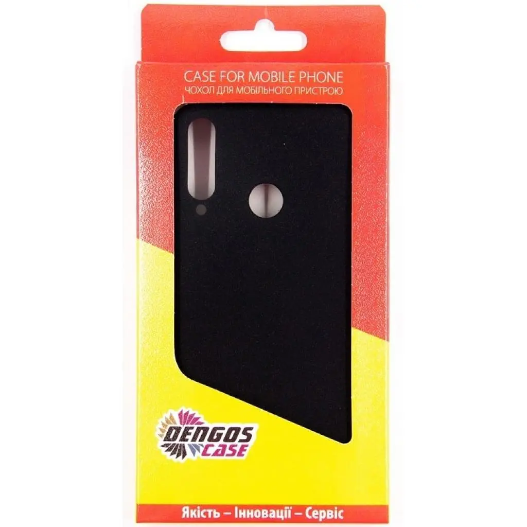 Чохол до мобільного телефона Dengos Carbon Huawei Y6p black (DG-TPU-CRBN-78) (DG-TPU-CRBN-78) - фото 3