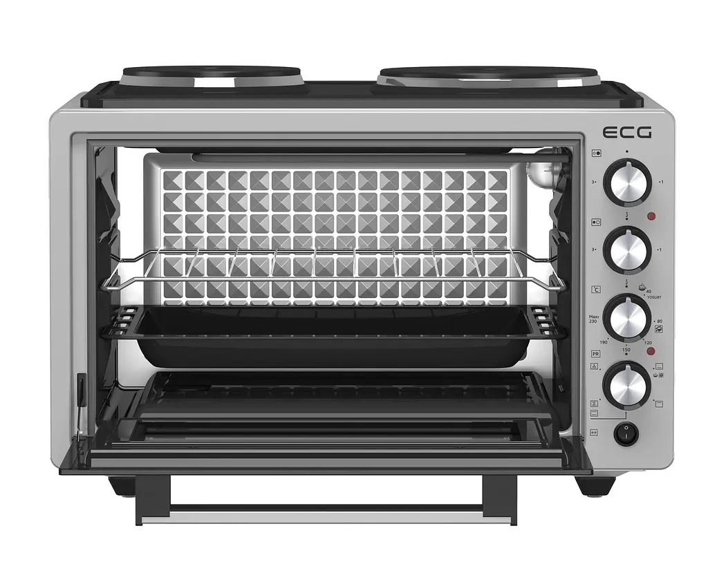Електродуховка з конфорками ECG ETH 3701G 37 л - фото 3