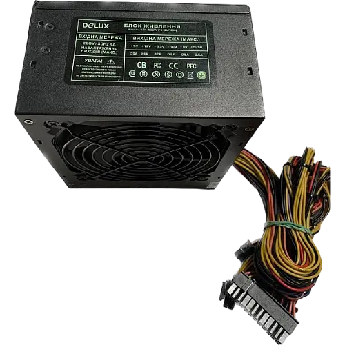 Блок живлення Delux DLP-35D Black 500W (DLP-35D Black) - фото 2