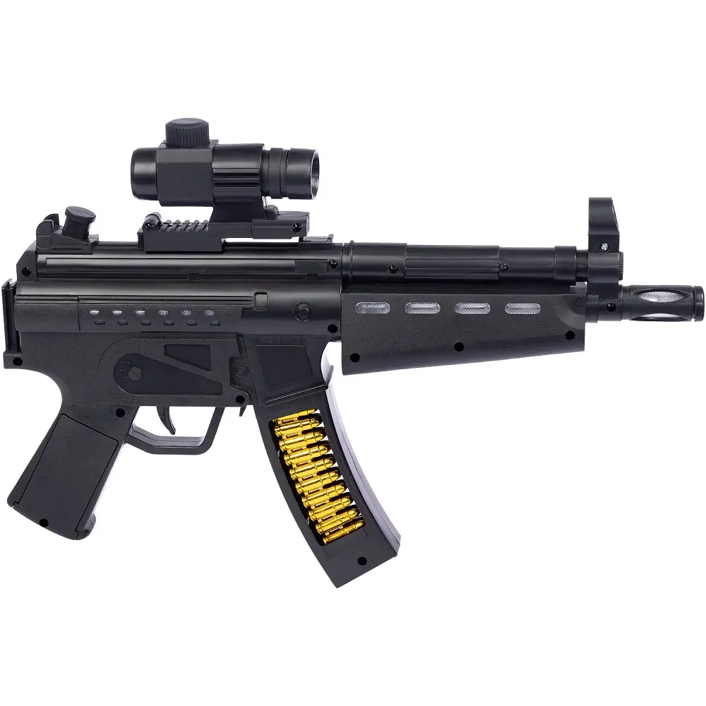 Автомат світло-звуковий ZIPP Toys MP5 Чорний - фото 7