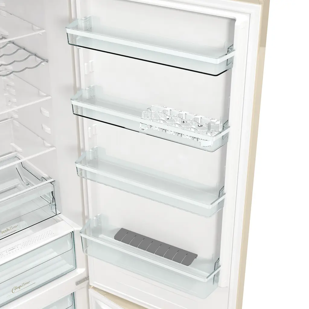 Холодильник Gorenje NRK6202CLI 200х60х60см 2 двери 235 (96) л А++ NF+ бежев (NRK6202CLI) - фото 10