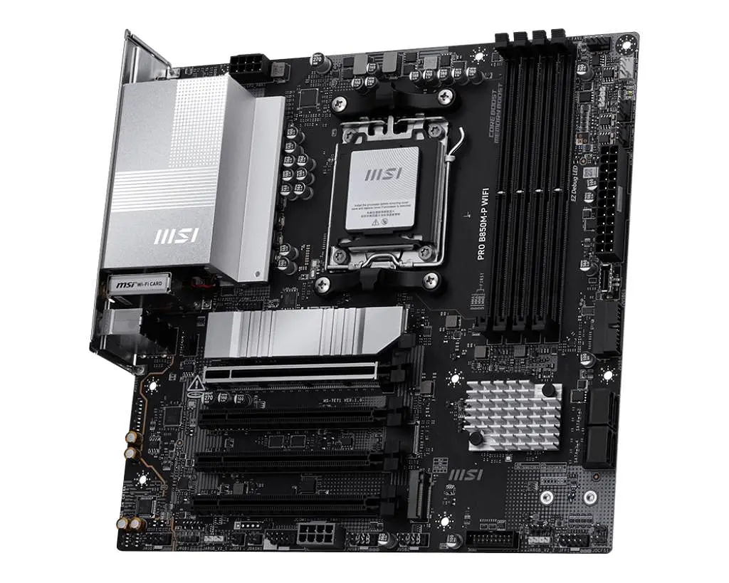 Материнська плата MSI Pro B850M-P WiFi Socket AM5 - фото 2