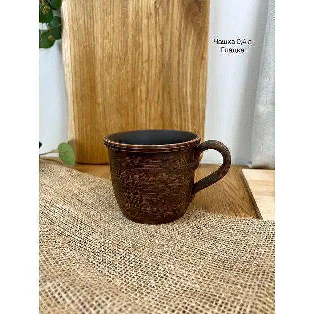 Набір керамічного (глиняного) посуду для млинців на 6 чоловік Ангоб - фото 4