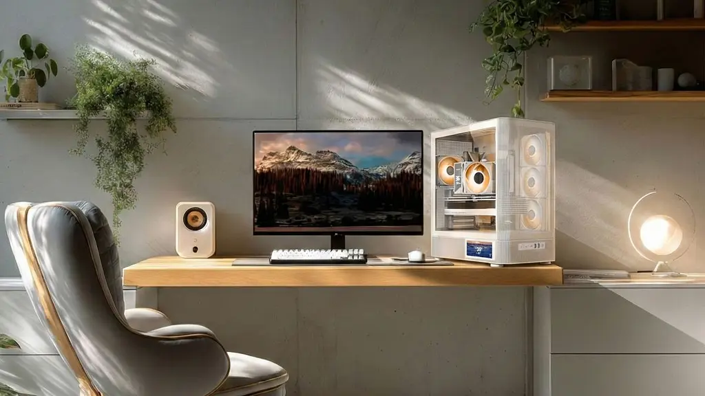 Корпус Modecom VOLCANO AQ400 ARGB MIDI SIDE LCD 6,2”, 4x120 мм fans WHITE без БЖ ATX (MC-A-AQ400-4FA-W) - фото 2