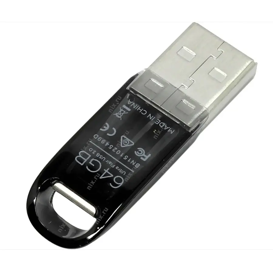 Флеш-накопичувач SanDisk USB 3.0 Ultra Flair 64Gb (SDCZ73-064G-G46) - фото 3