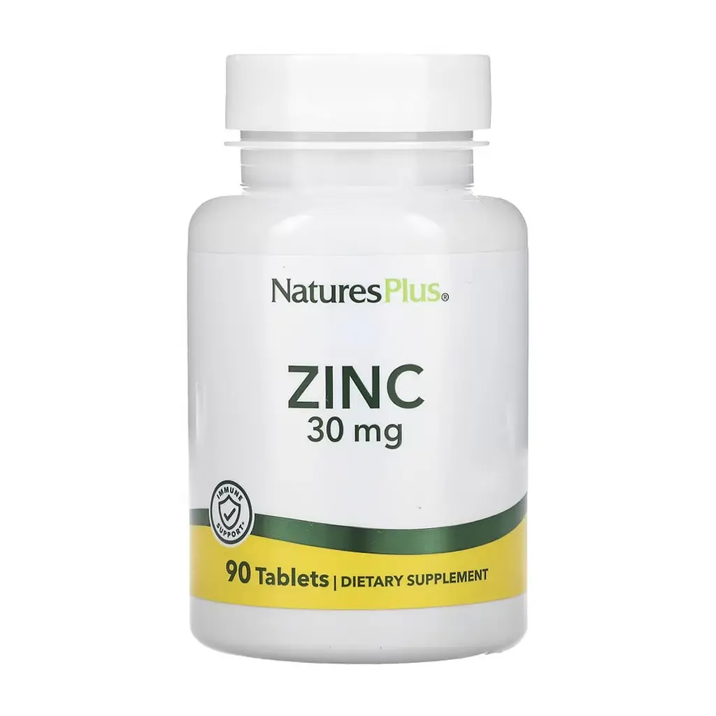 Цинк 30 мг Nature's Plus - 90 таблеток, для імунітету