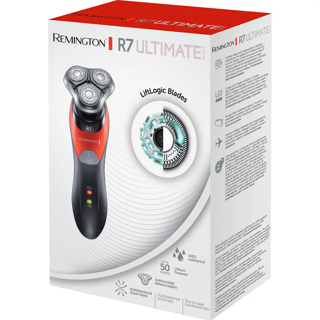 Электробритва Remington Ultimate Series R7 черно-красная (XR1530) - фото 2
