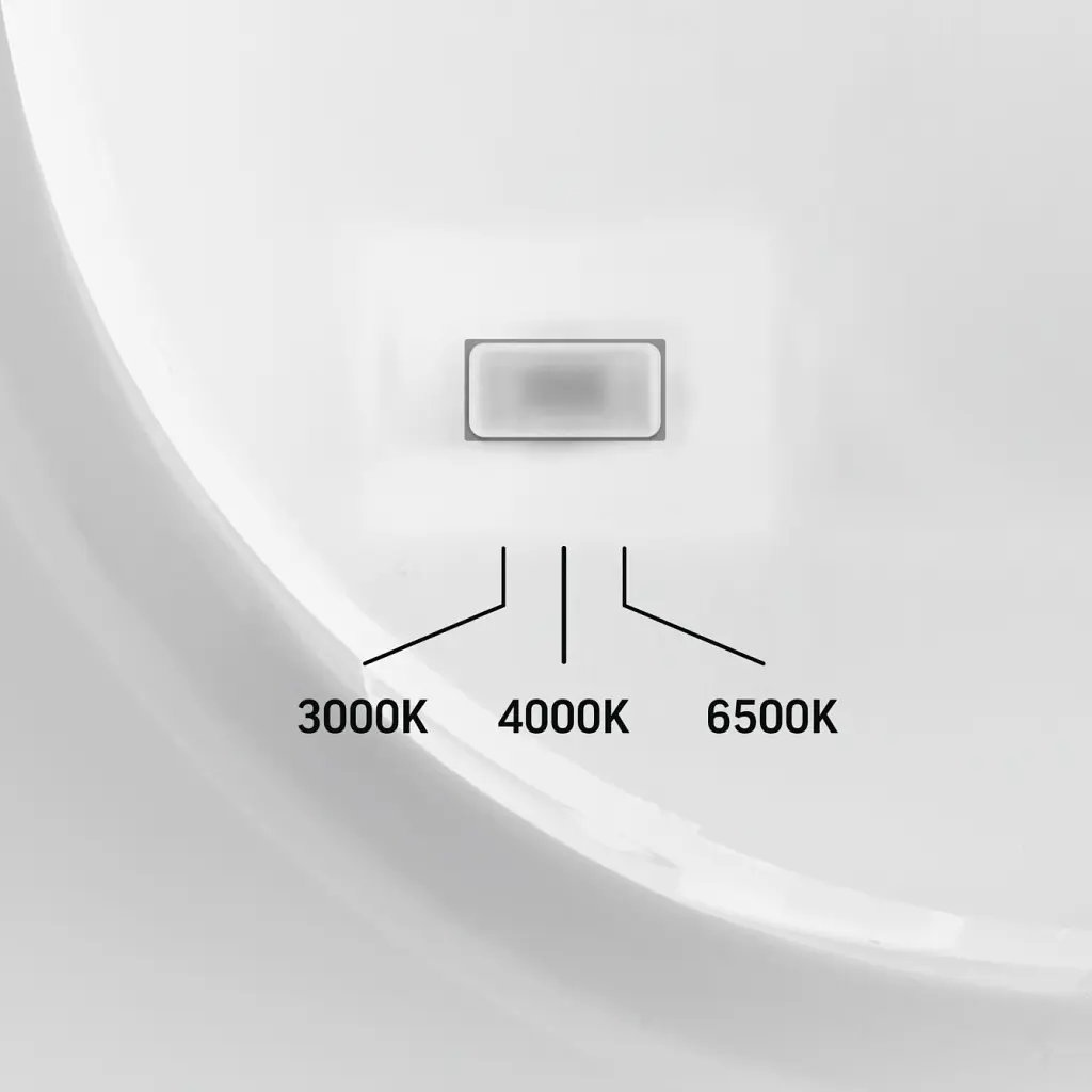 Світильник Videx IP65 VIDEX WL03 12W 3000K-4000K-6500K White (VL-WL03-12CW) - фото 4