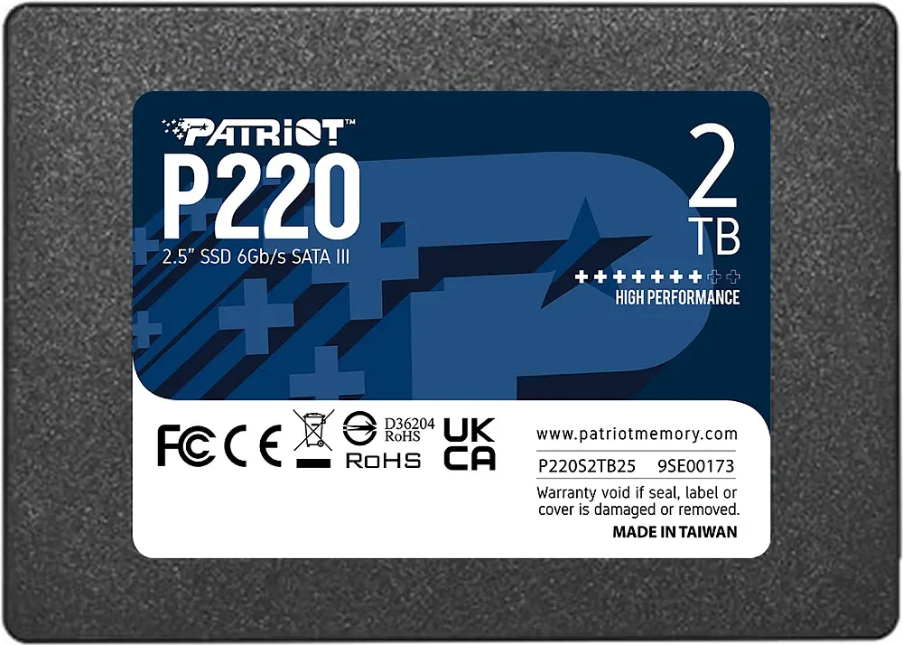 Накопичувач SSD Patriot P220 2.5" SATAIII TLC 2TB (P220S2TB25) - фото 5