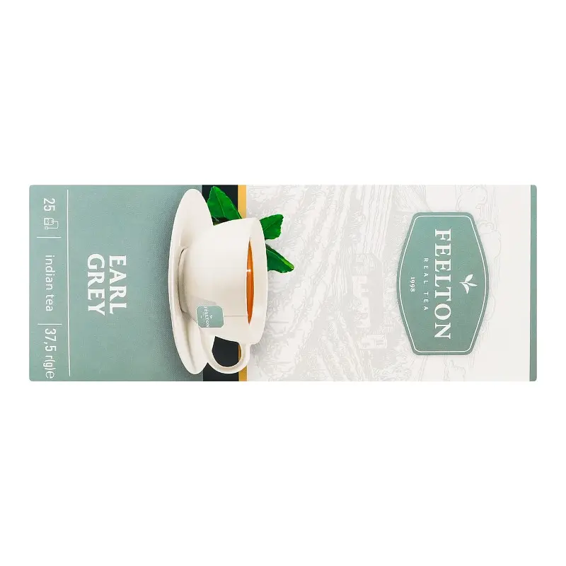 Чай чорний Feelton Earl Grey з ароматом бергамоту (25 шт. x 1.5 г) - фото 3