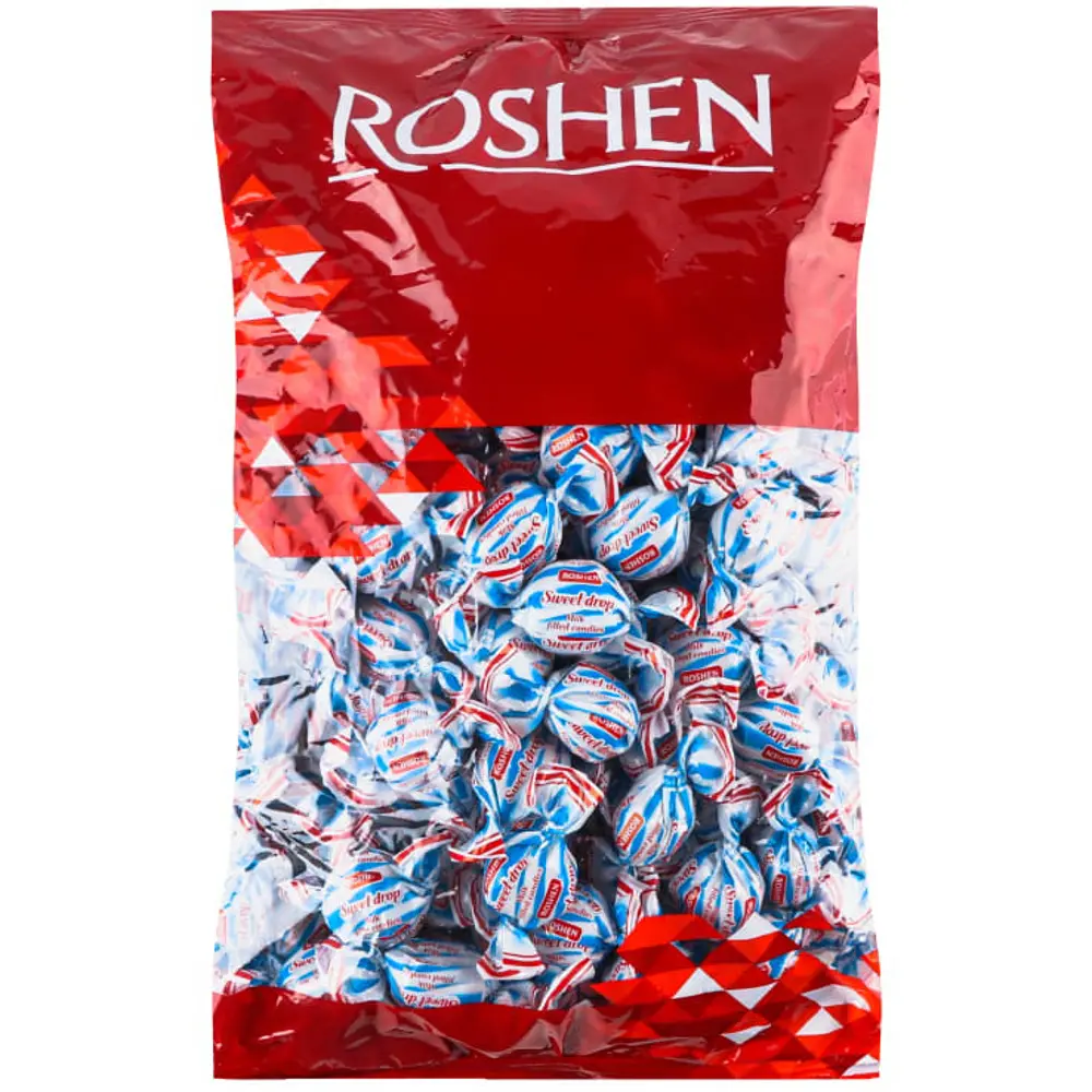 Карамельные конфеты Roshen Молочная капля 1 кг - фото 2