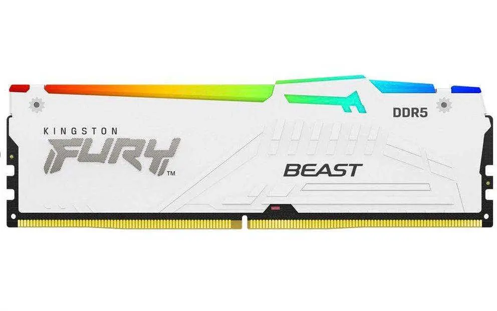 Оперативна пам'ять Kingston FURY 64 GB (2x32GB) DDR5 6000 MHz Beast RGB EXPO White (KF560C36BWEAK2-64) - фото 2